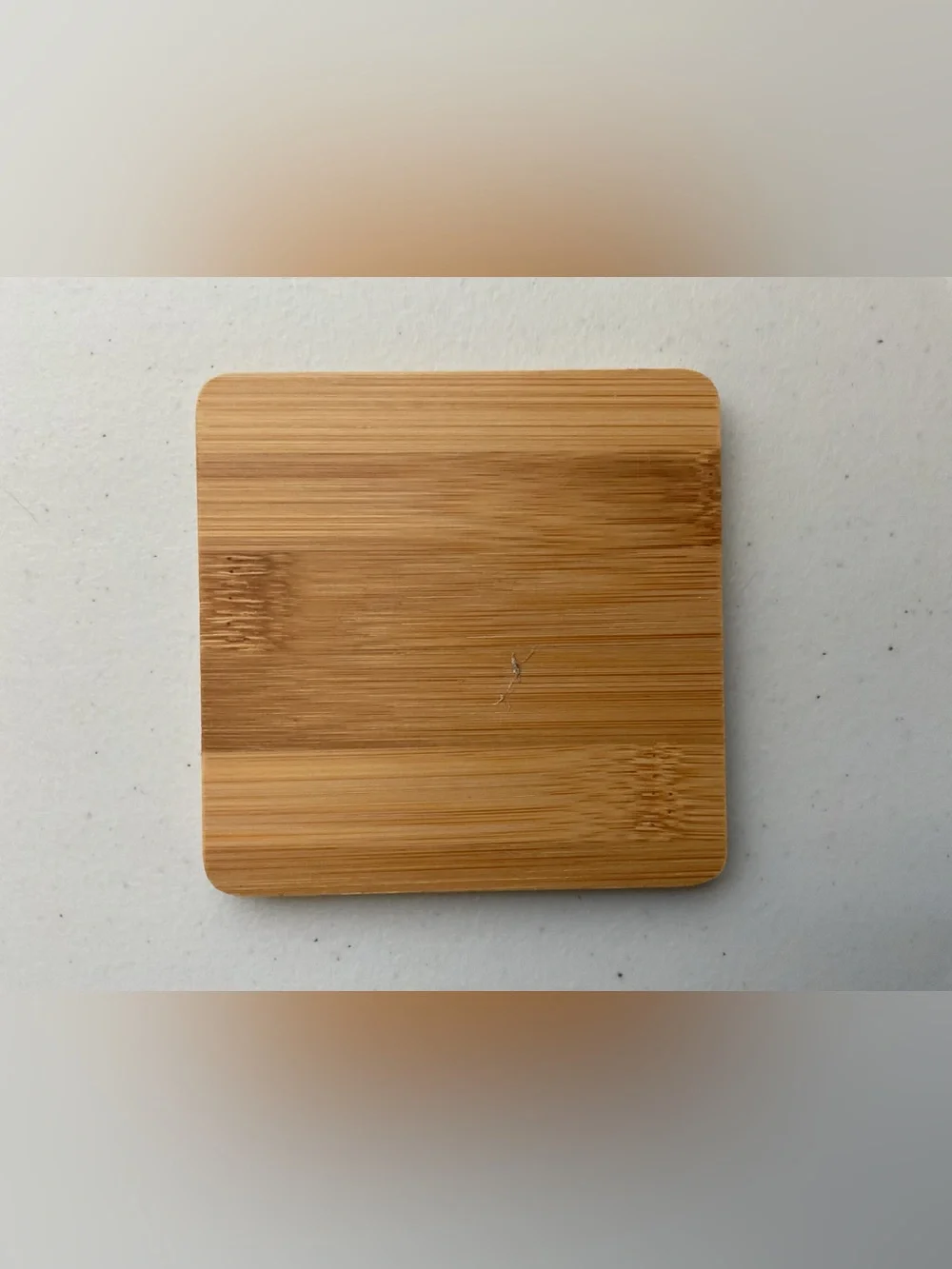 Bamboo Coaster Set - Don't F*** Up The Table - Natural Bamboo